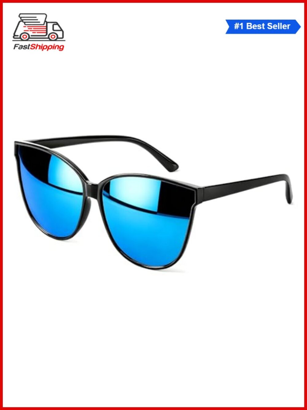 ✨LVIOE Polarized Cat Eye Sunglasses UV400 Protection Oversized Full Frame